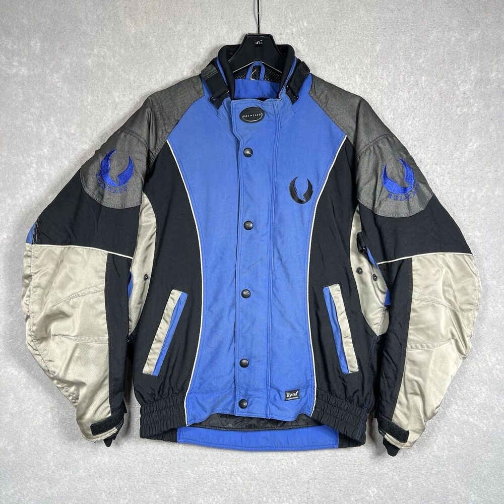 Belstaff Hytrel Jacket Men Large Quilted Padded Zippered Motorcycle Street Gear